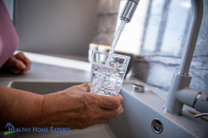 clean water from a mountain home faucet